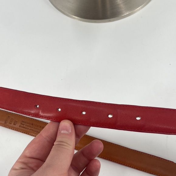 Sold❌❌❌Vintage Coach Red leather Belt - Picture 8 of 8